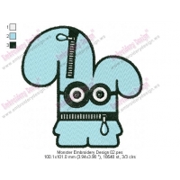 Monster Embroidery Design 02